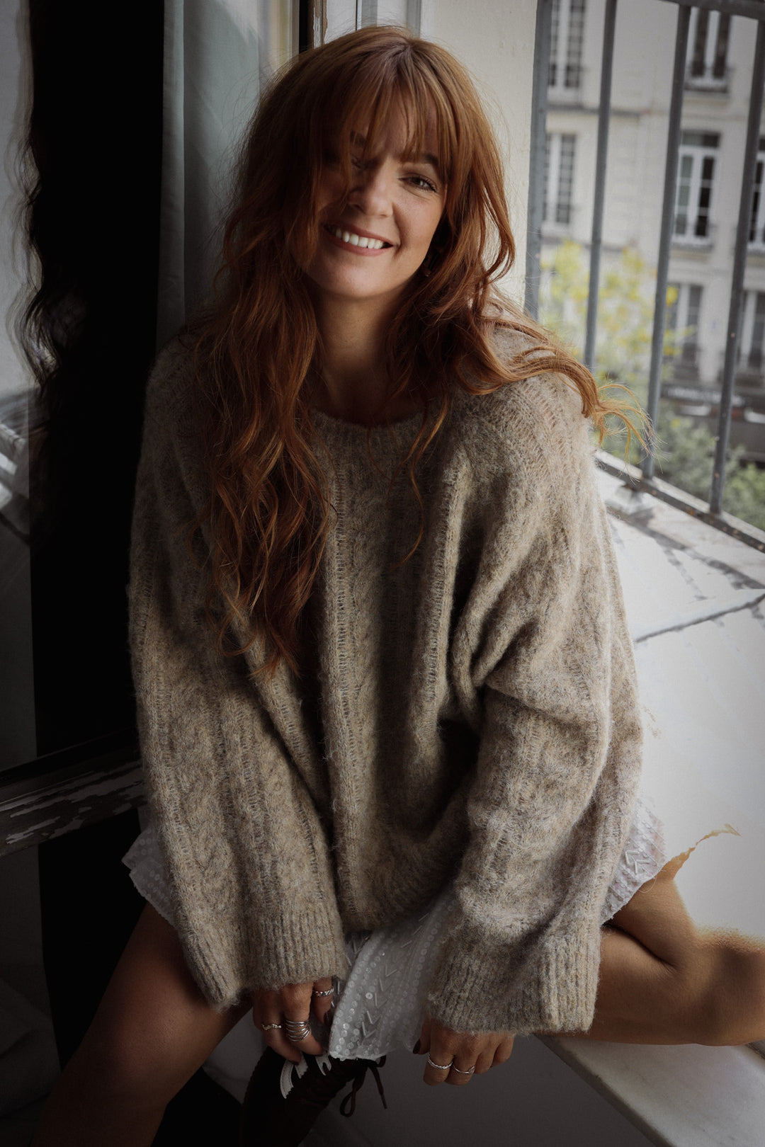 Cozy Sweater Beige Melange