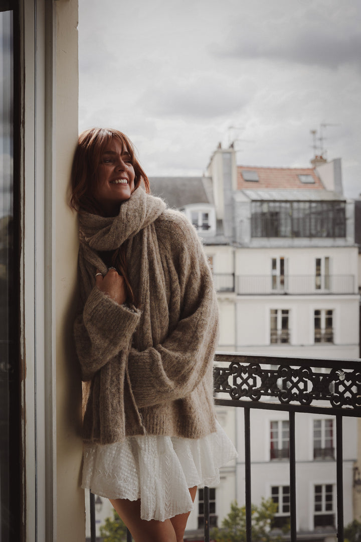 Cozy Sweater Beige Melange