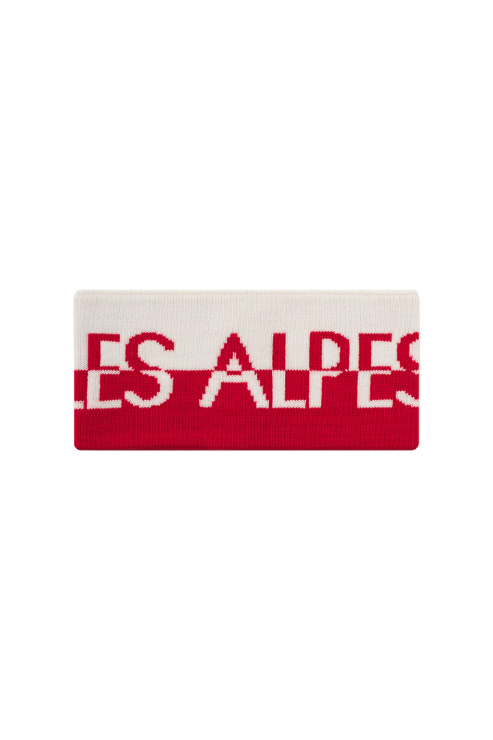 Les Alpes Headband Scarlet Red