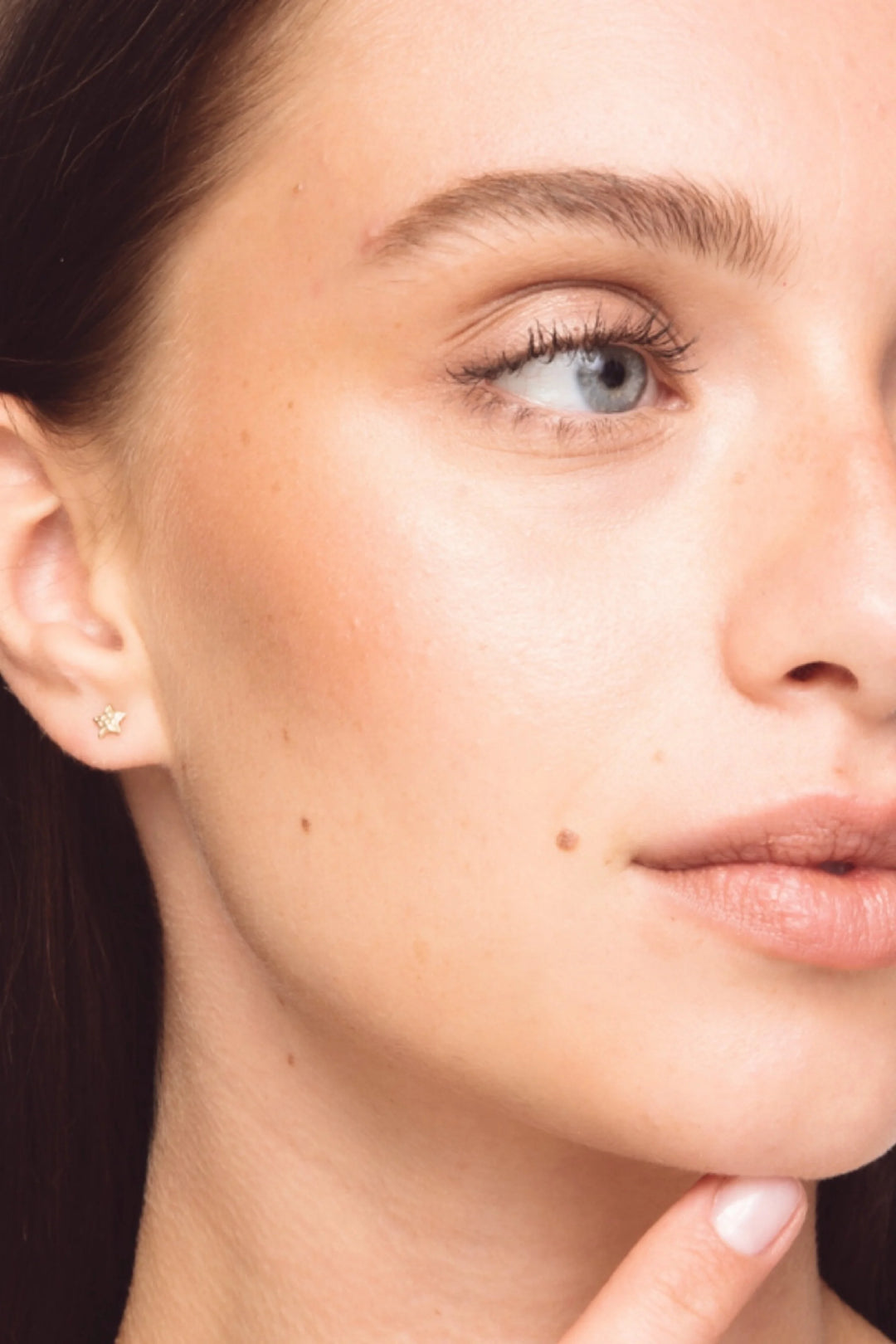 The Tiny Star Earrings Gold