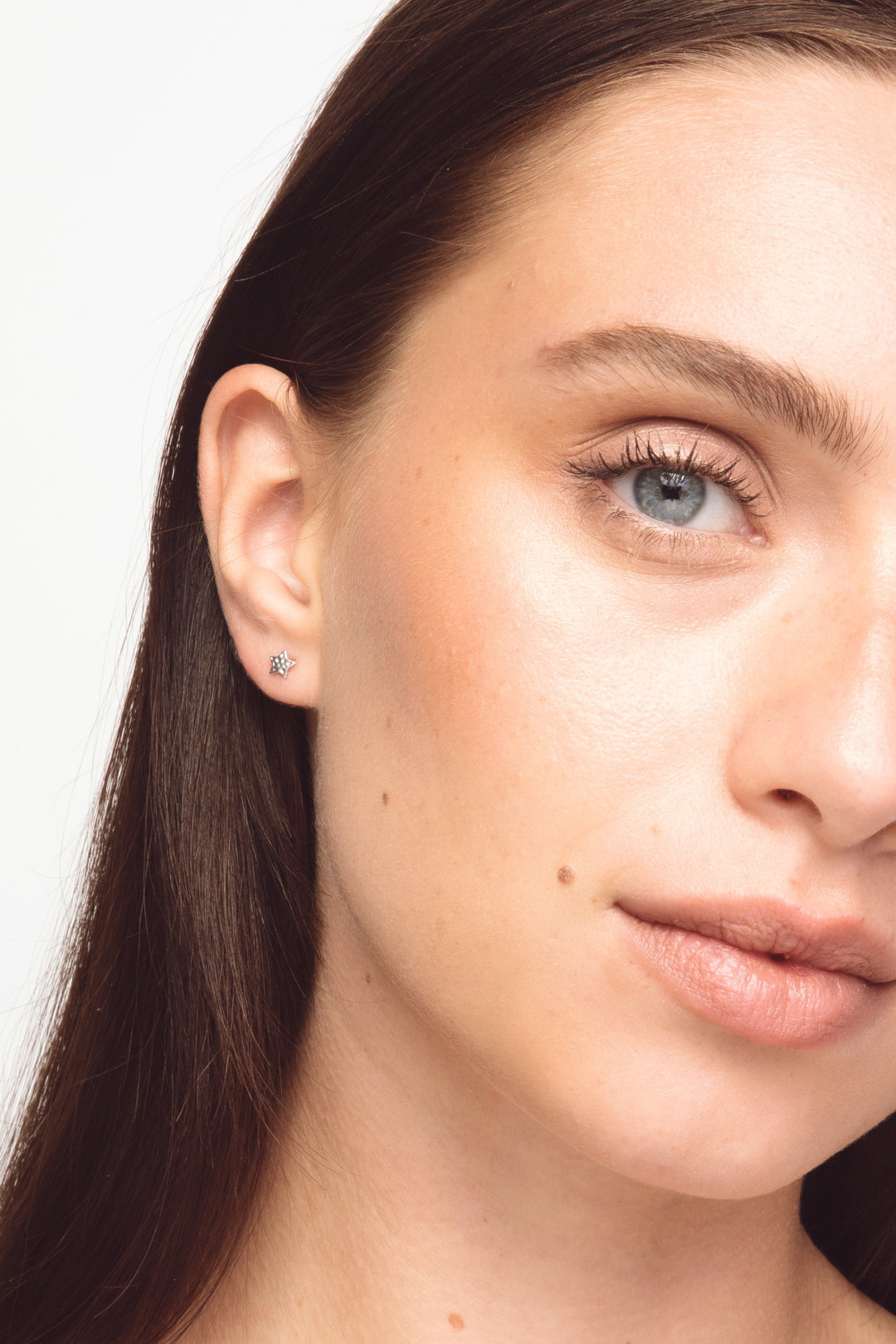 The Tiny Star Earrings Silver