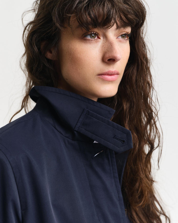 Car Coat Evening Blue