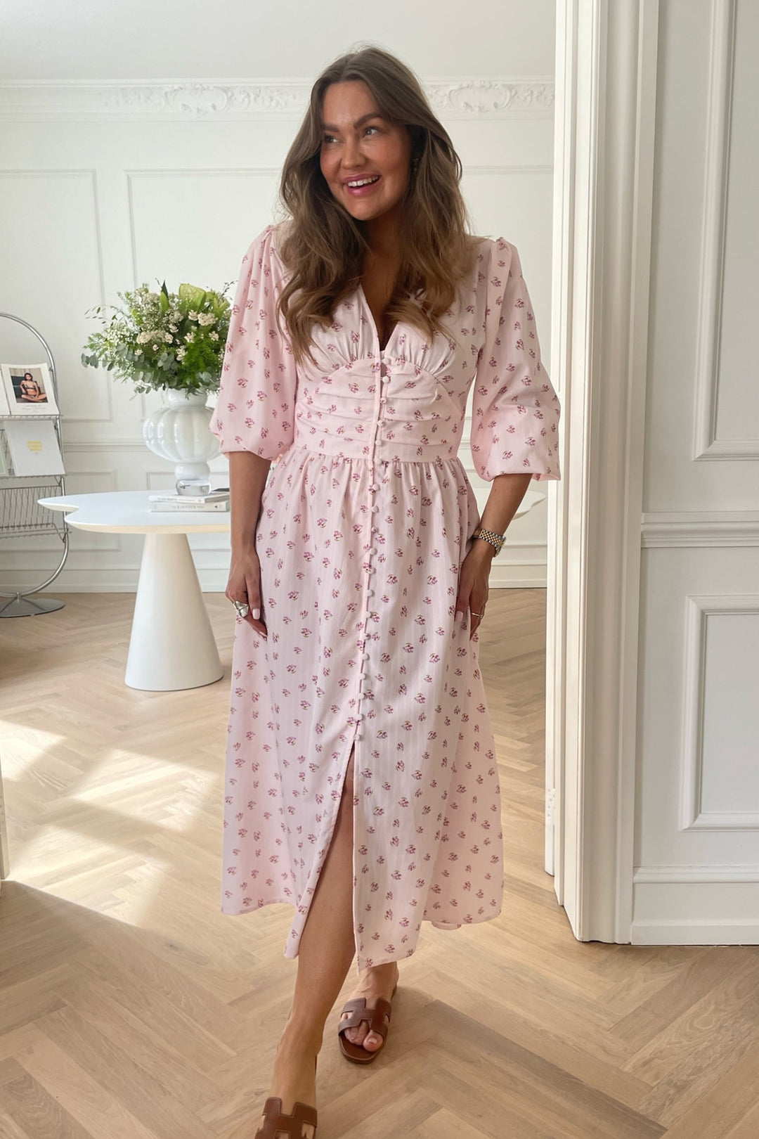 Adel Long Dress Pink