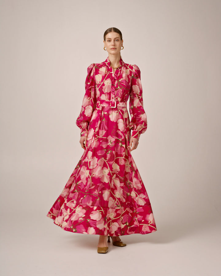 Viscose Belt Dress Amour