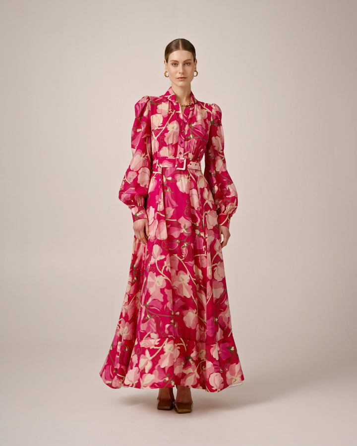 Viscose Belt Dress Amour