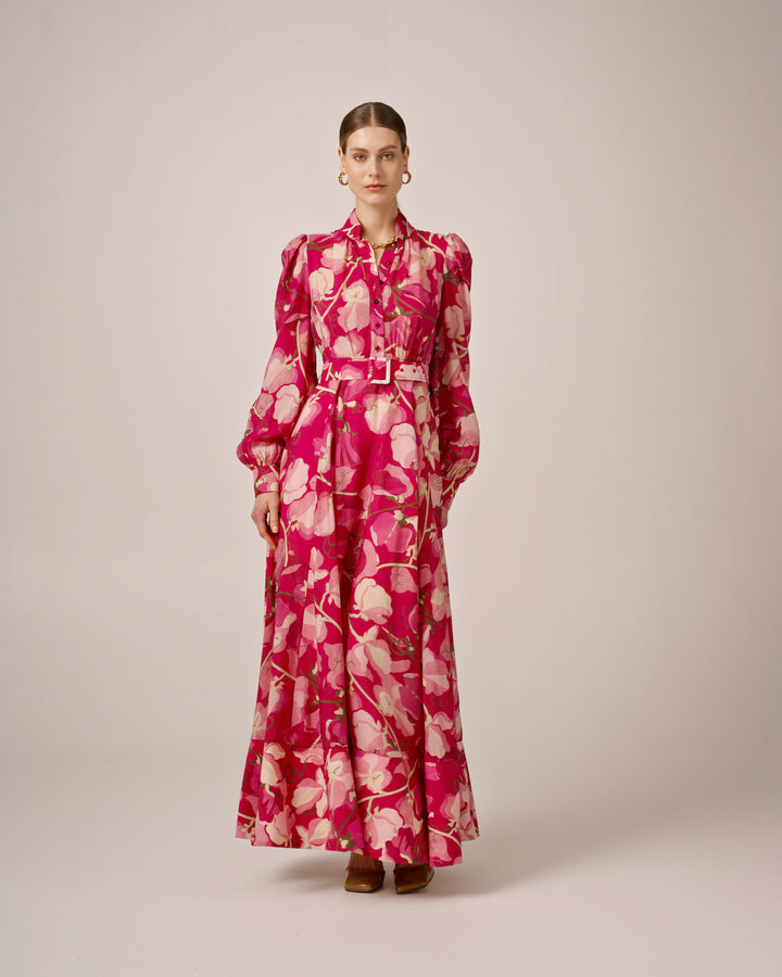 Viscose Belt Dress Amour