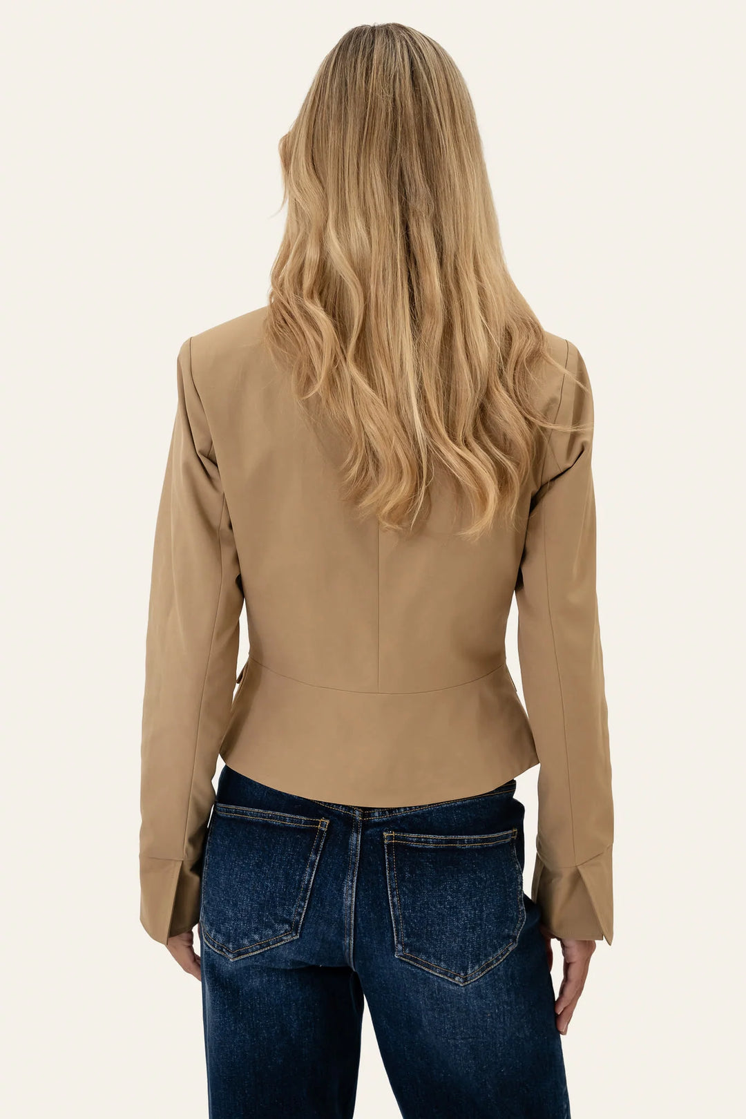 Cille Blazer Shirt Camel