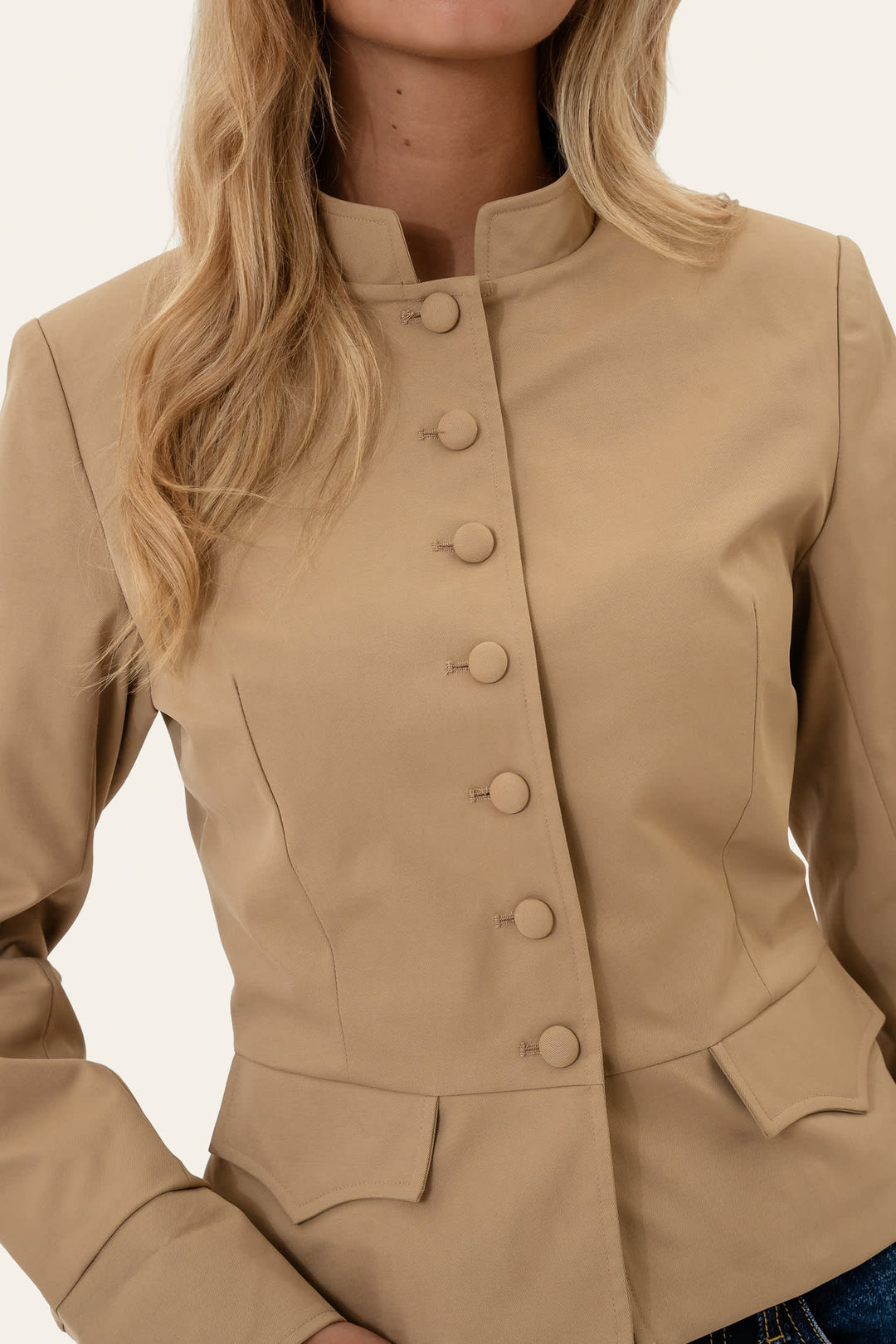 Cille Blazer Shirt Camel