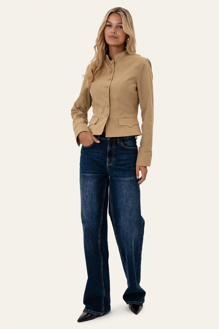 Cille Blazer Shirt Camel