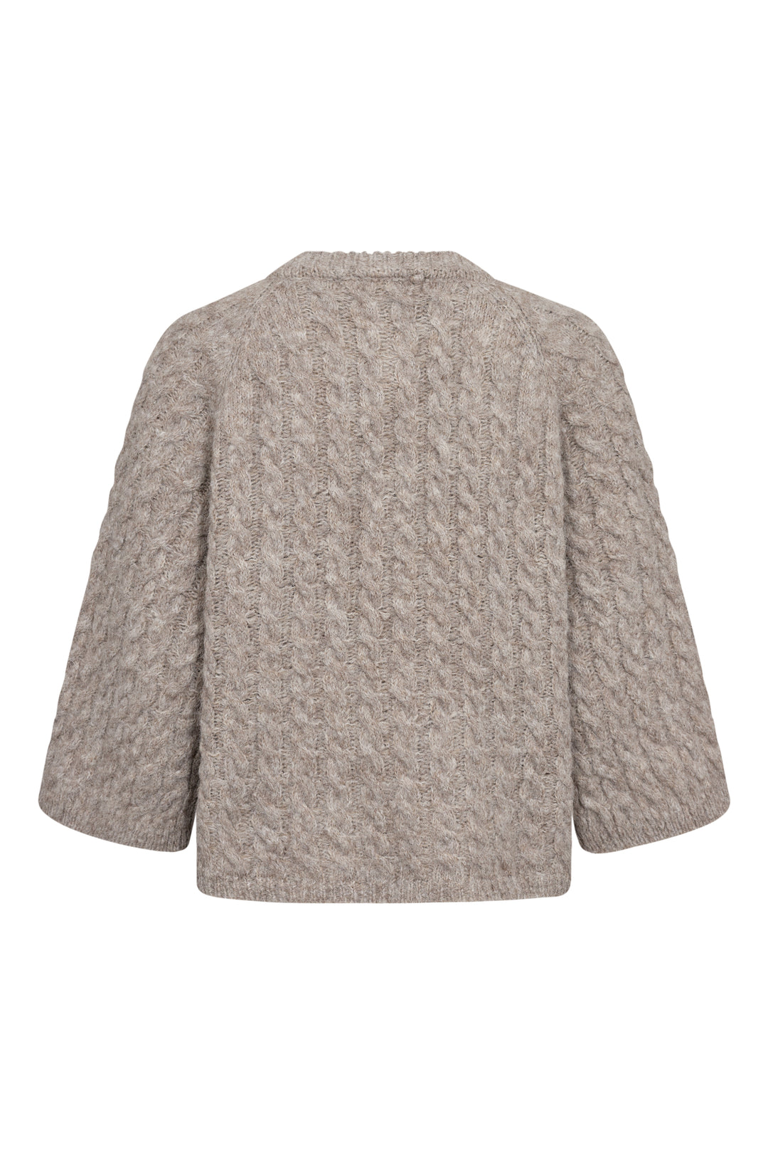 Kabba New Knit Cardigan Light Brown