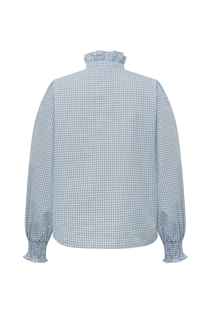 Clova Check Shirt Light Blue