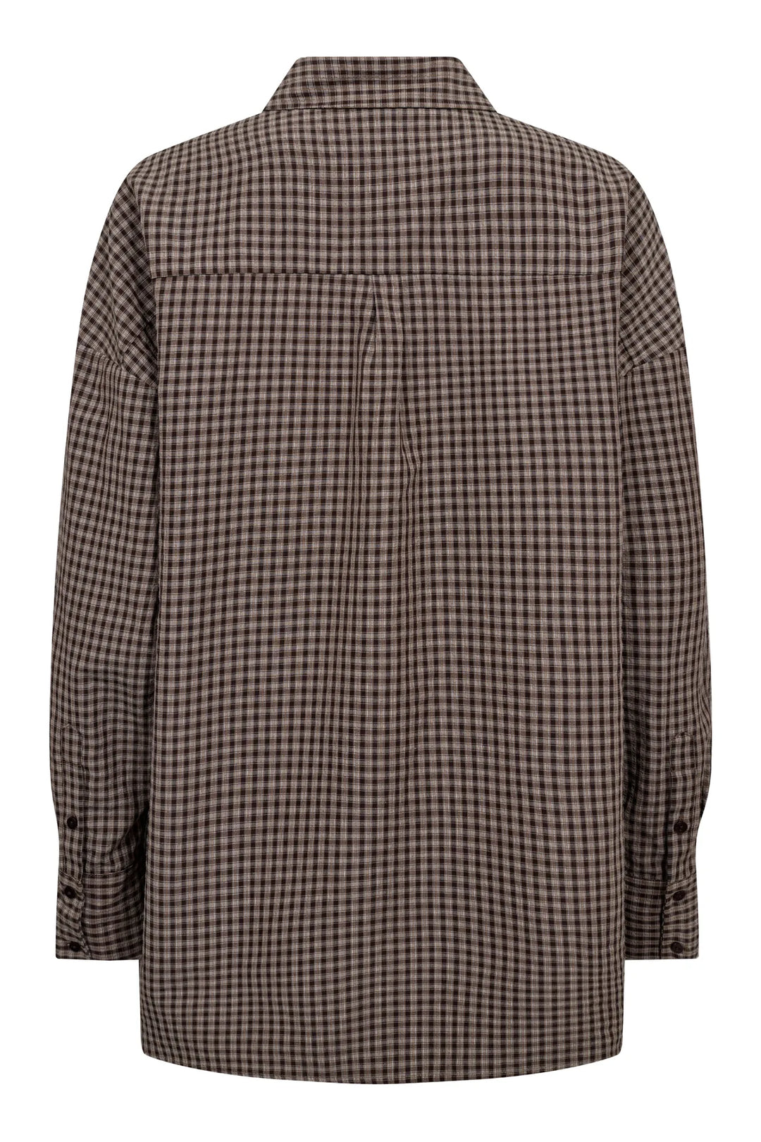 Sonja Check Shirt Dark Brown