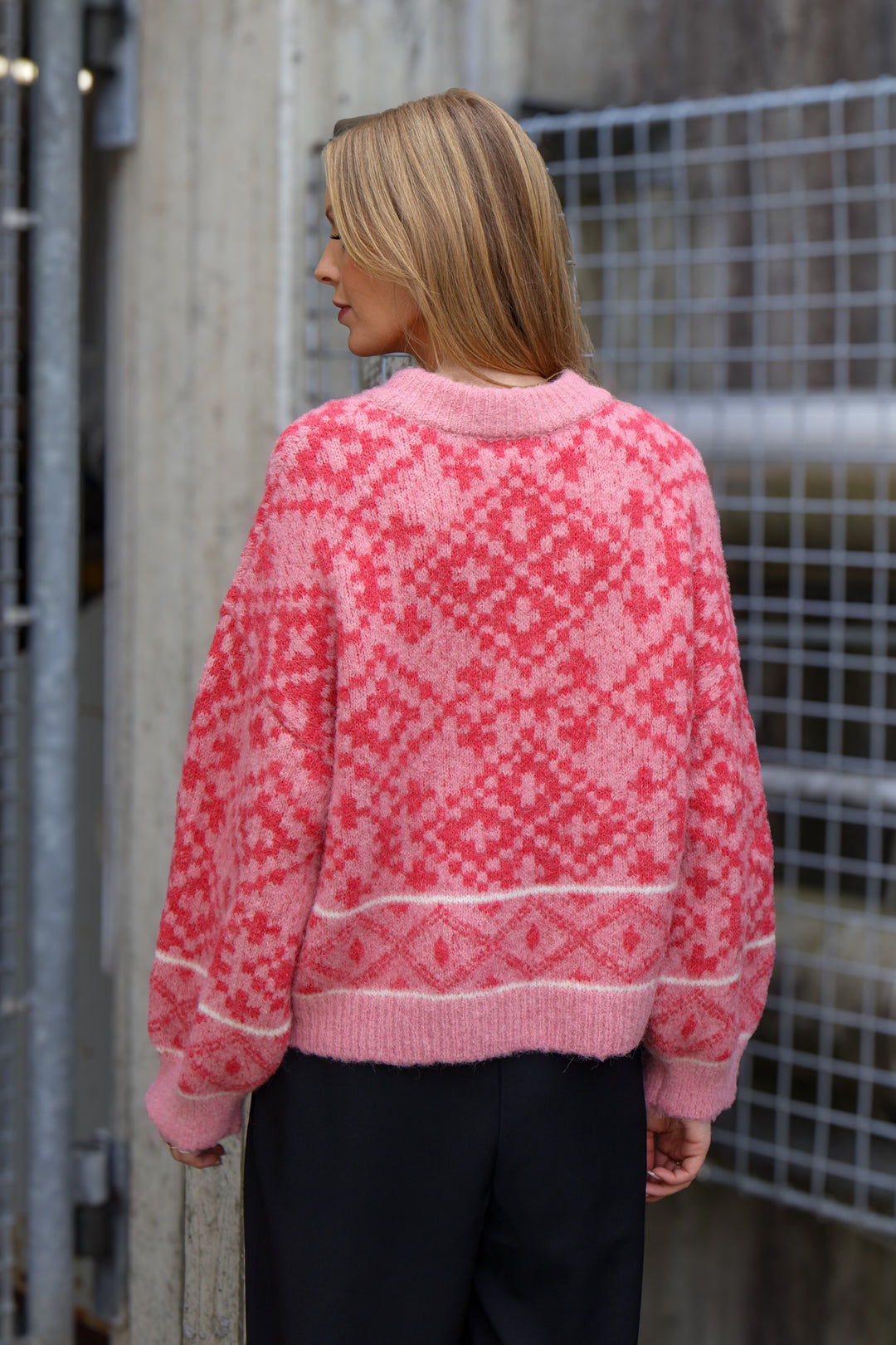 Luxana Knit Pullover Rose/Pink