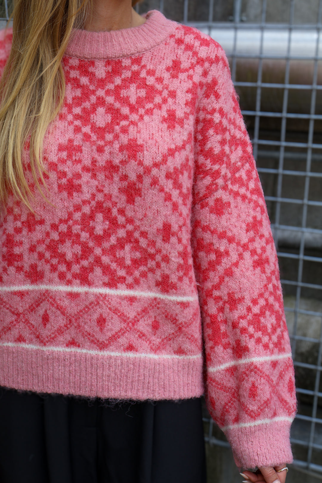 Luxana Knit Pullover Rose/Pink