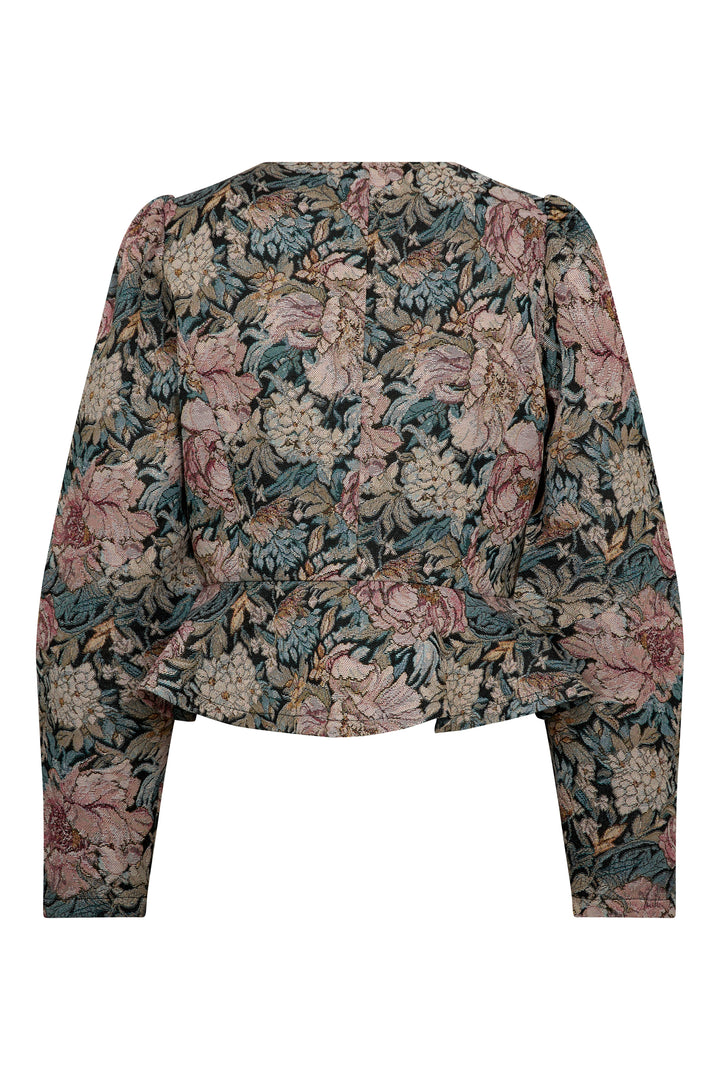 Brocade Jacket Sand/Black