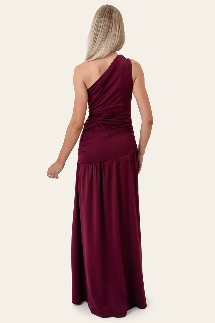Amelia Maxi Dress Bordeaux