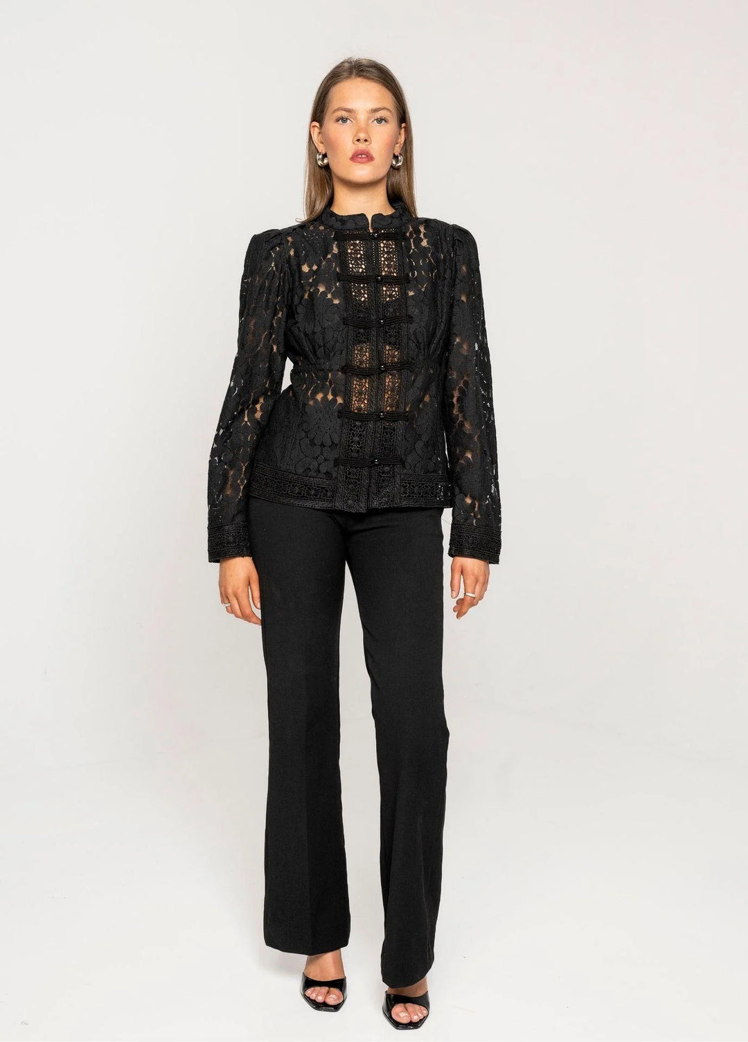 Amora Blouse Noir Net