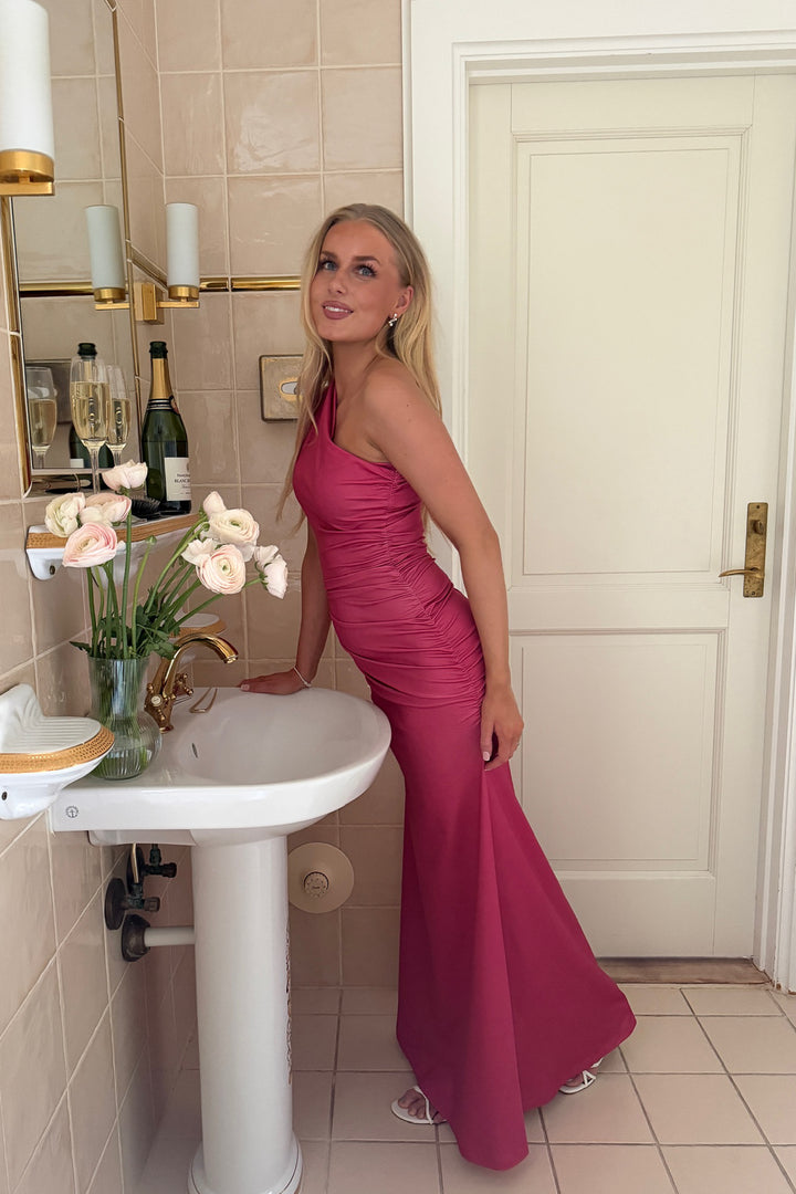 Andrea Maxi Dress Hot Pink