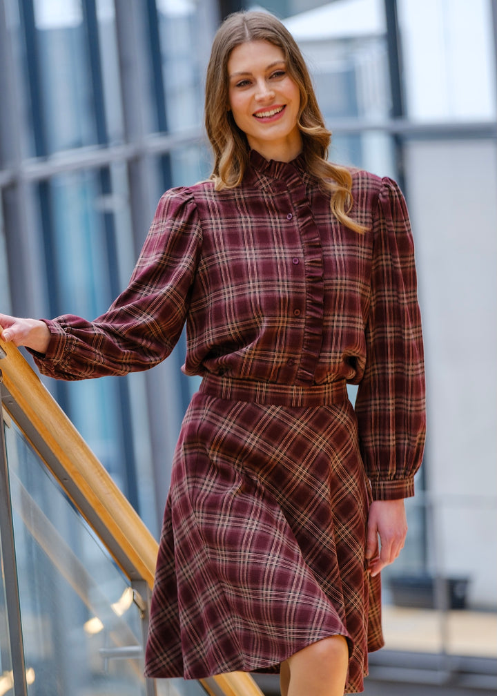 Charlotte Blouse Wine