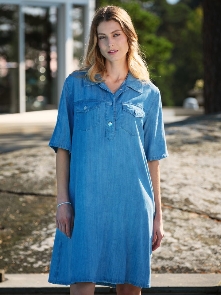 Molly Dress Navy