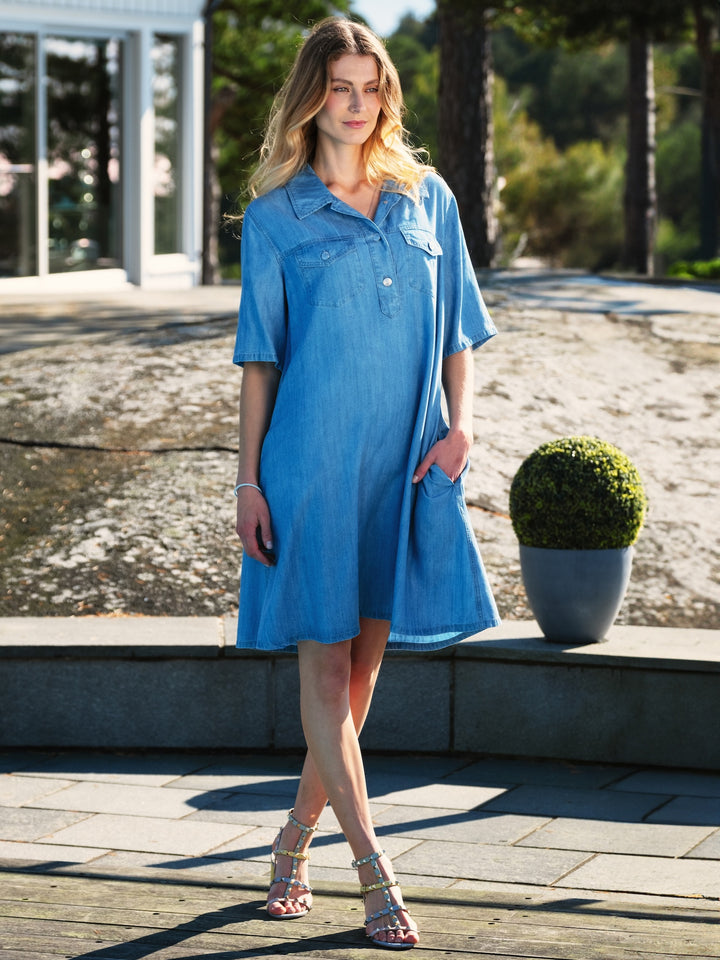 Molly Dress Navy