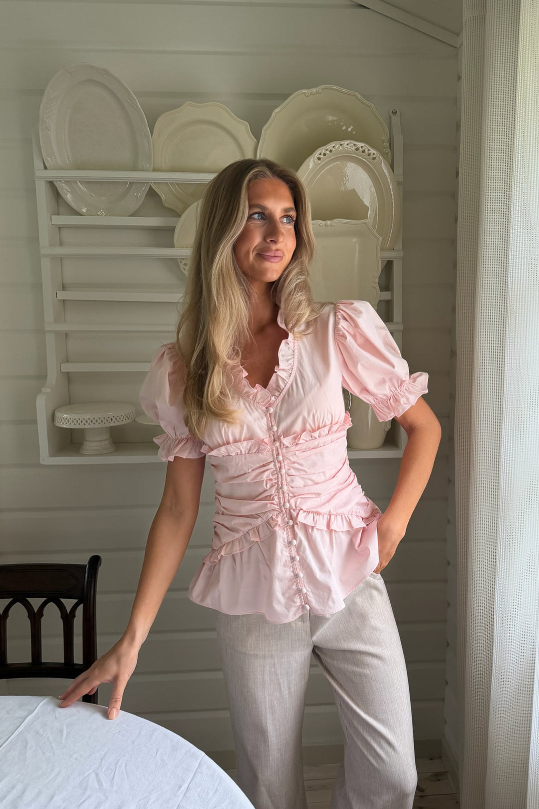 Ariel Blouse Light Pink