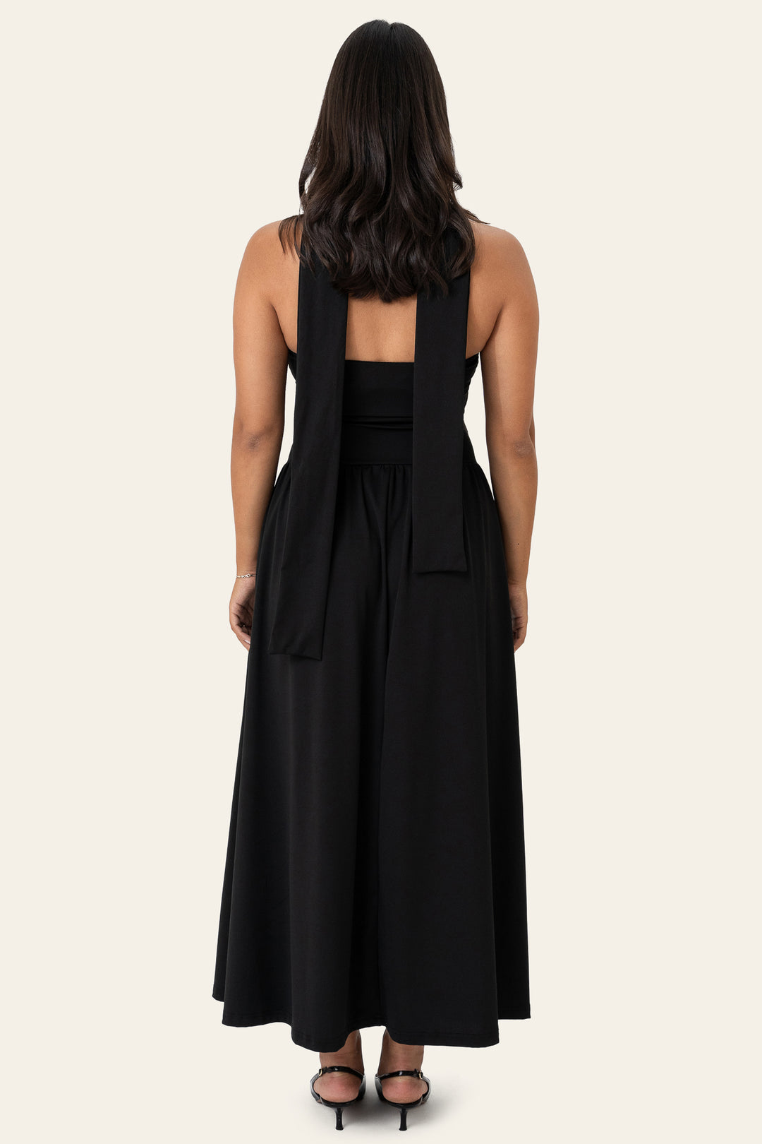 Astrid Long Dress Black