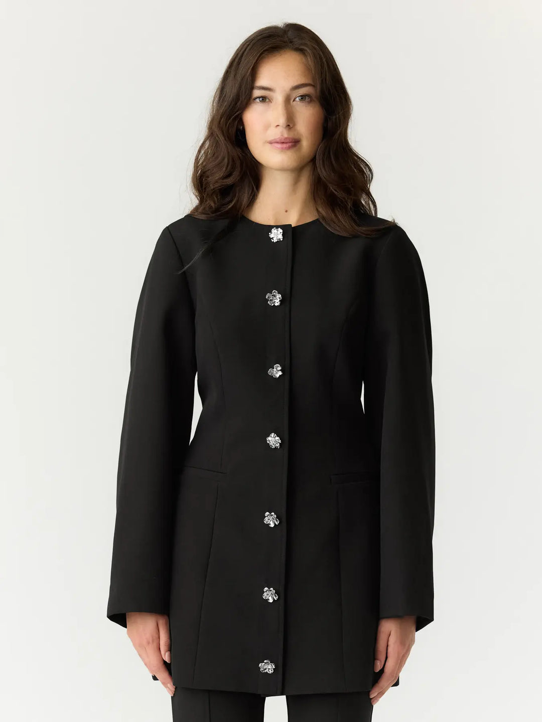 Laulin Sculpted Blazer Dress Show Black