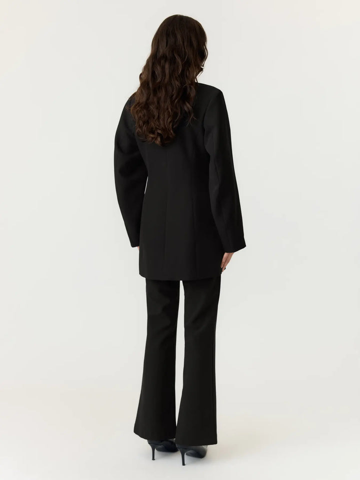 Laulin Sculpted Blazer Dress Show Black