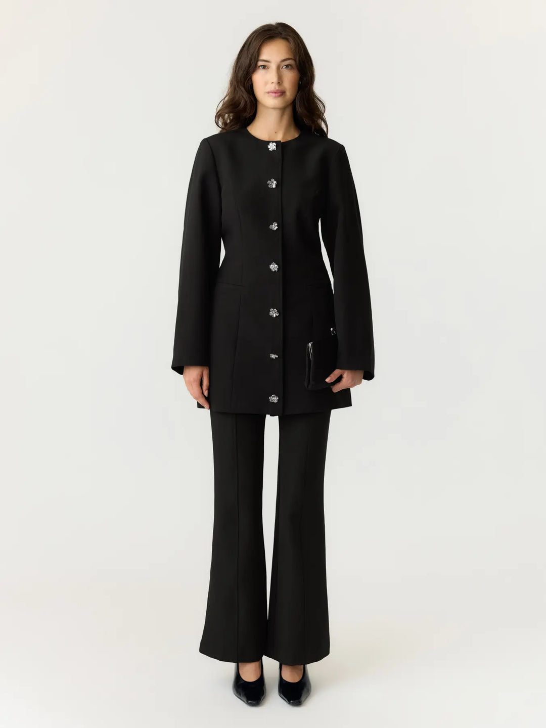 Laulin Sculpted Blazer Dress Show Black