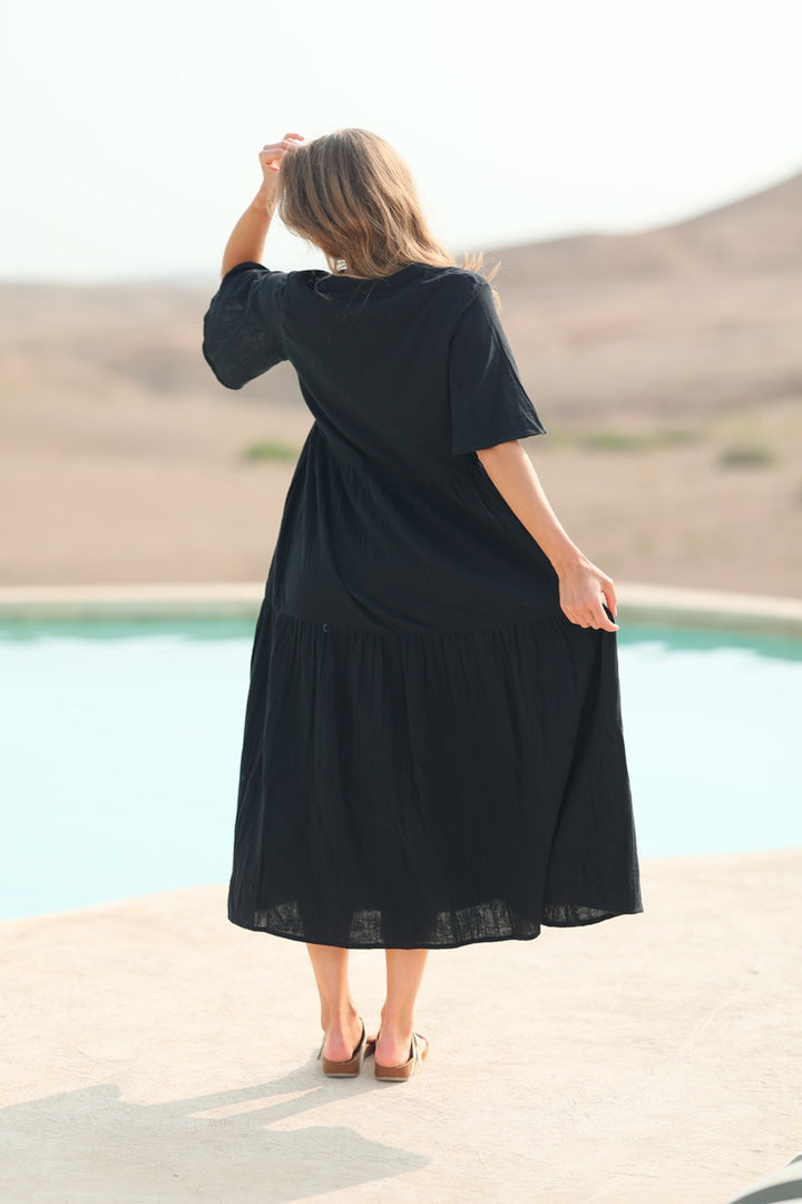 Casablanca Long Dress Black