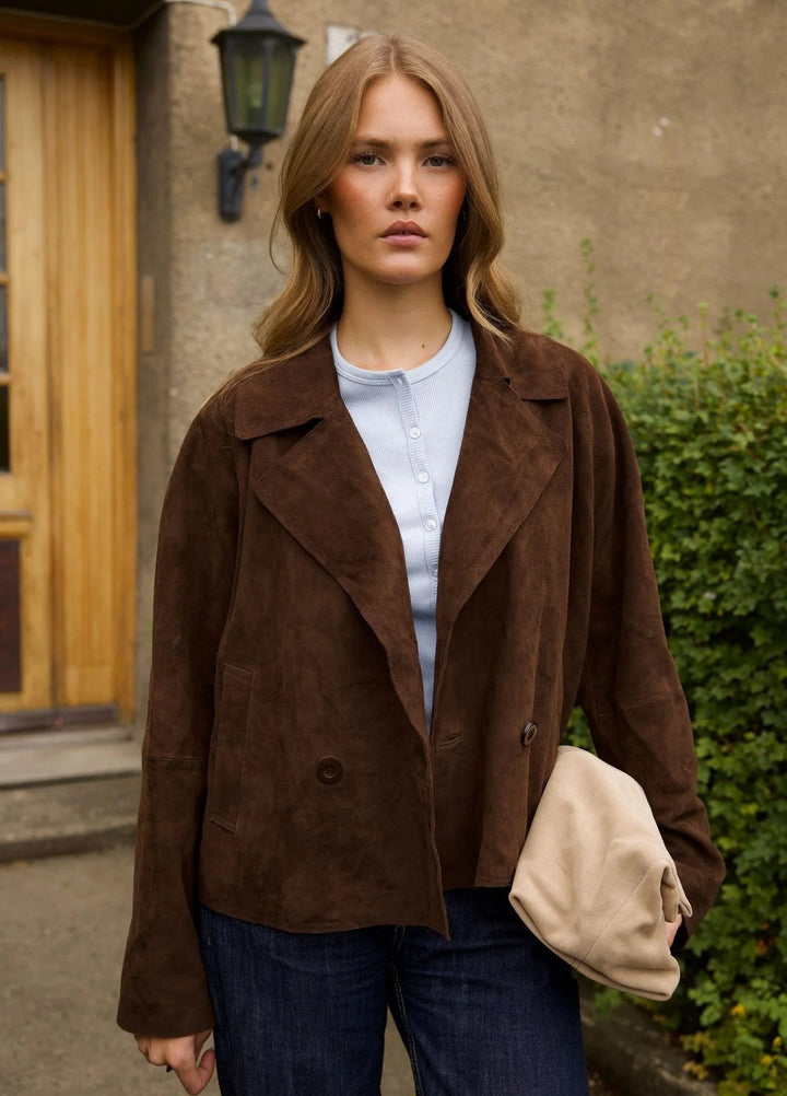Bridget Suede Jacket Coffee