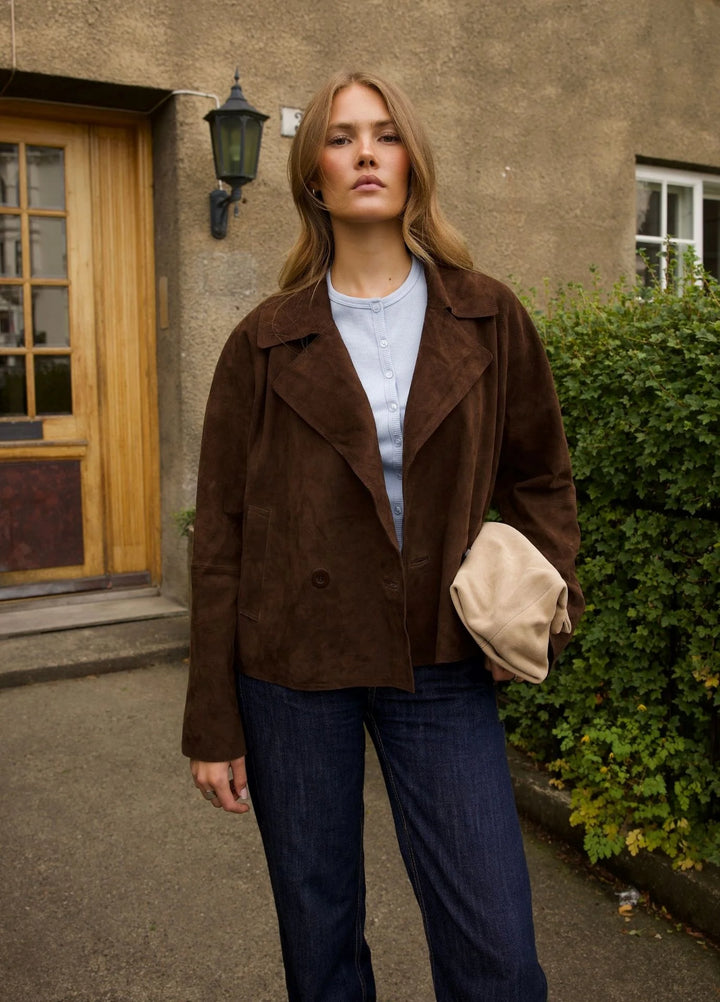Bridget Suede Jacket Coffee