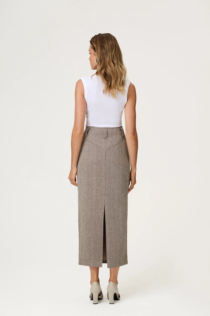 Bristol Skirt Beige Melange