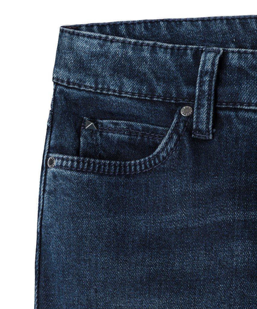 Paris flared midnight indigo