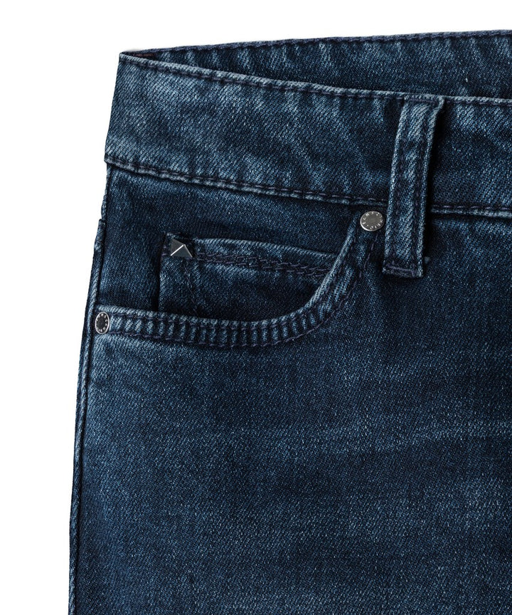 Paris flared midnight indigo