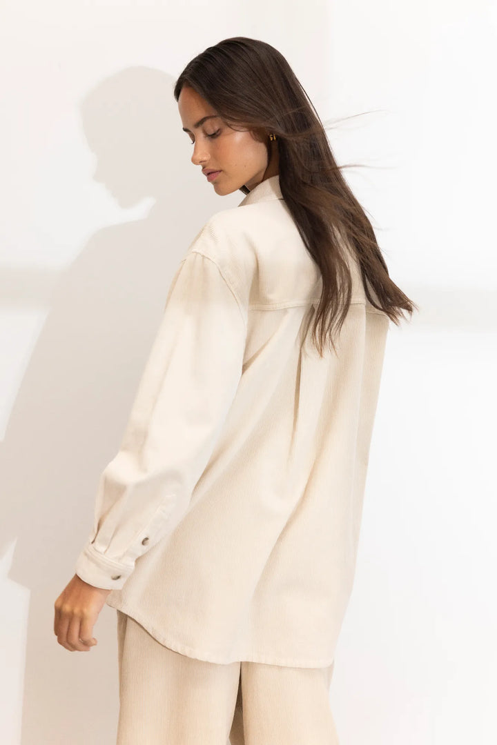 Alex Cord Shirt Greige