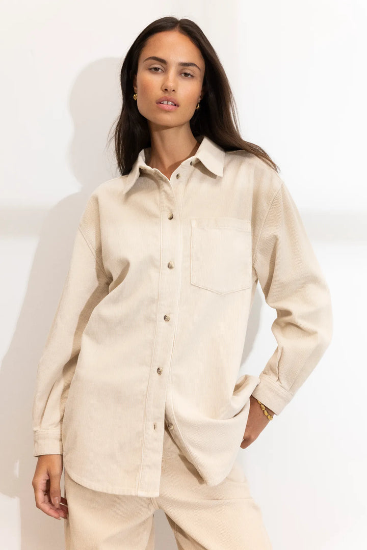 Alex Cord Shirt Greige