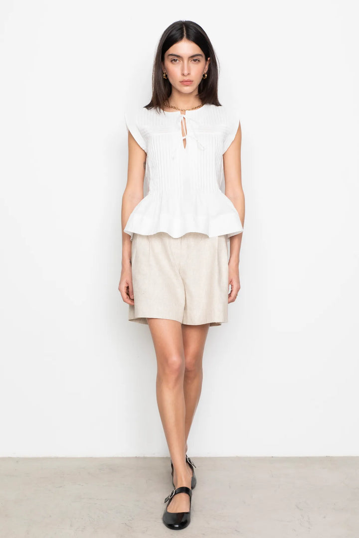 Mavie Top White