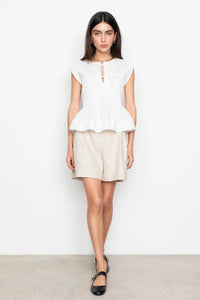 Mavie Top White