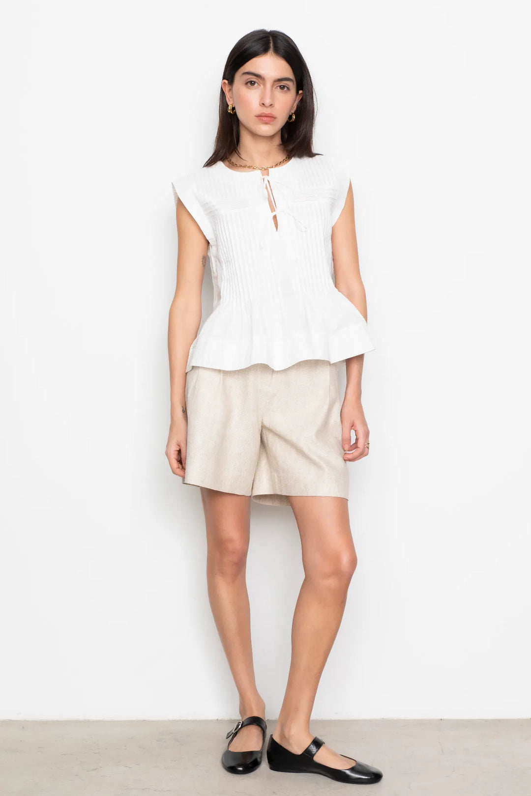 Mavie Top White