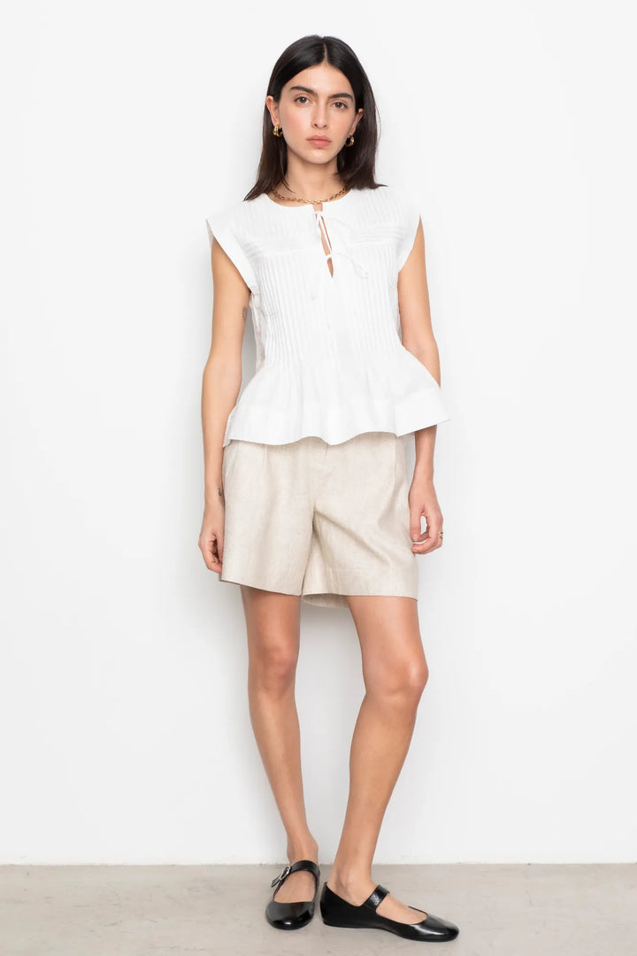 Mavie Top White
