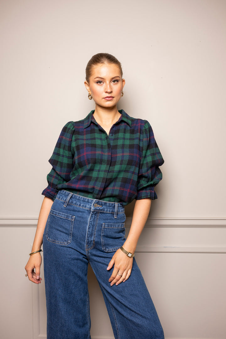 Amy Shirt Scottish Plaid