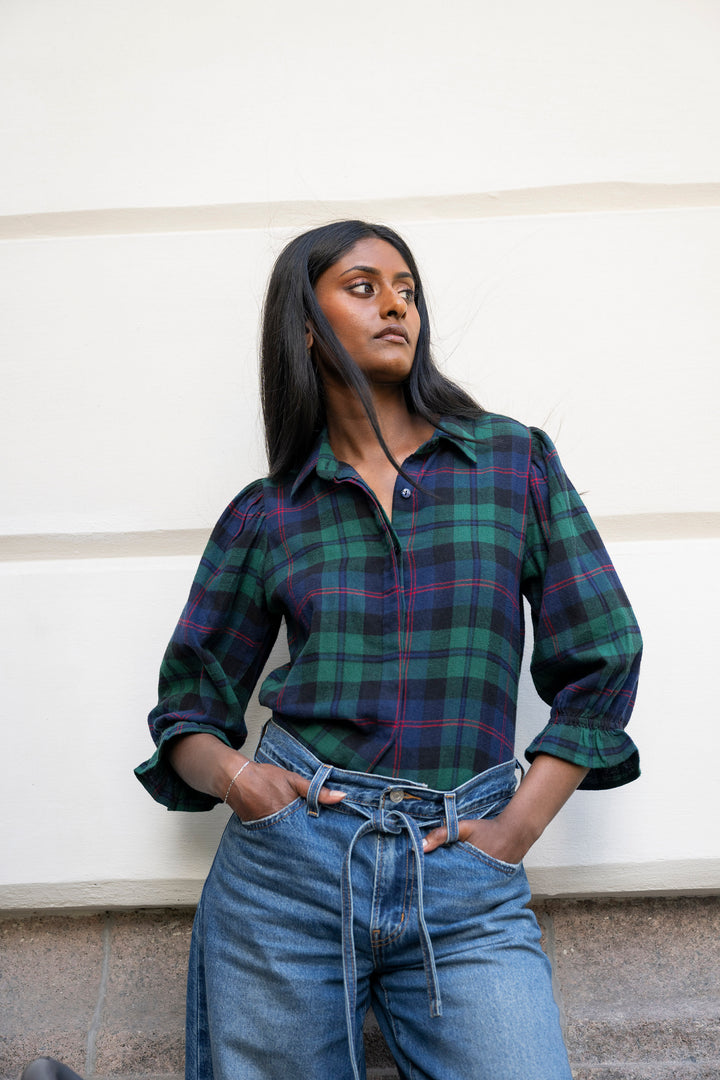 Amy Shirt Scottish Plaid
