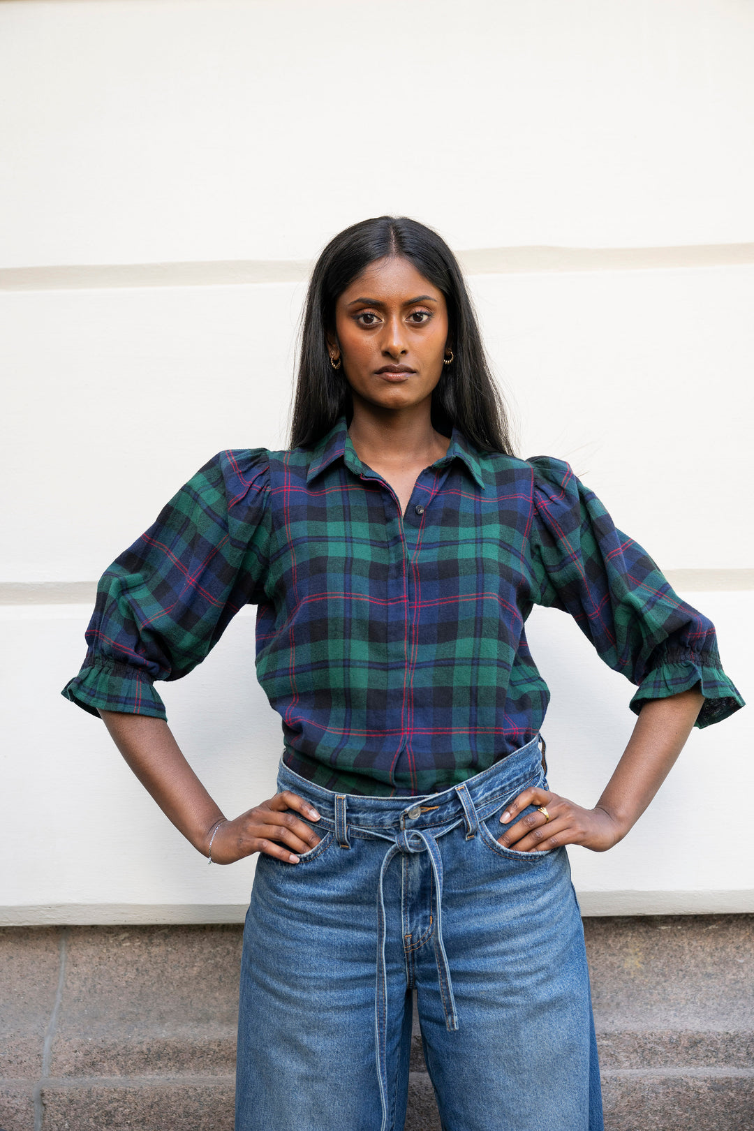 Amy Shirt Scottish Plaid
