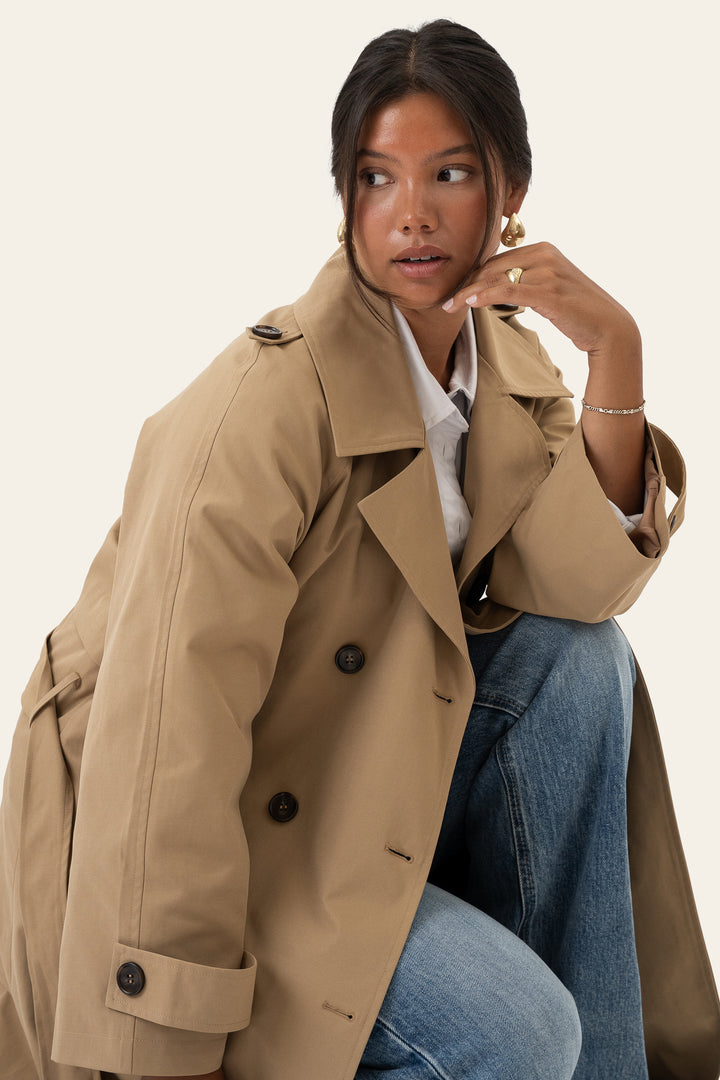 Evie Trenchcoat Camel