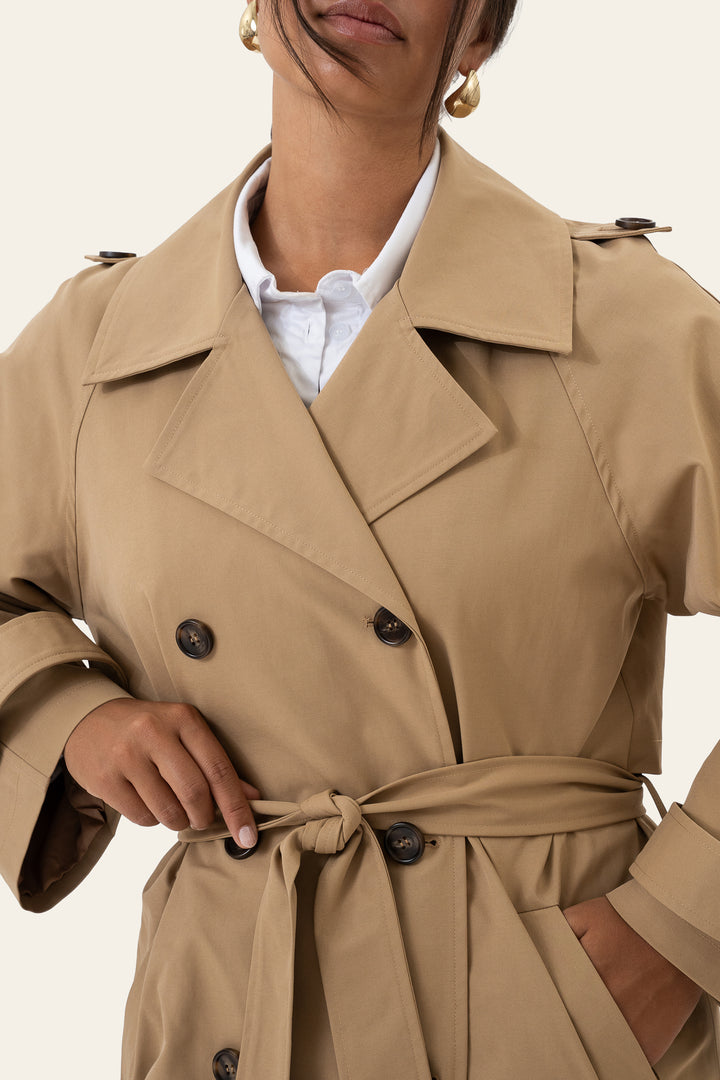Evie Trenchcoat Camel