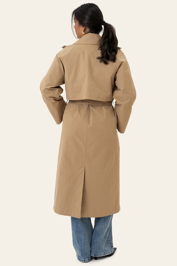 Evie Trenchcoat Camel