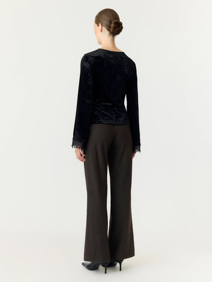 Vellia Ls Top Black