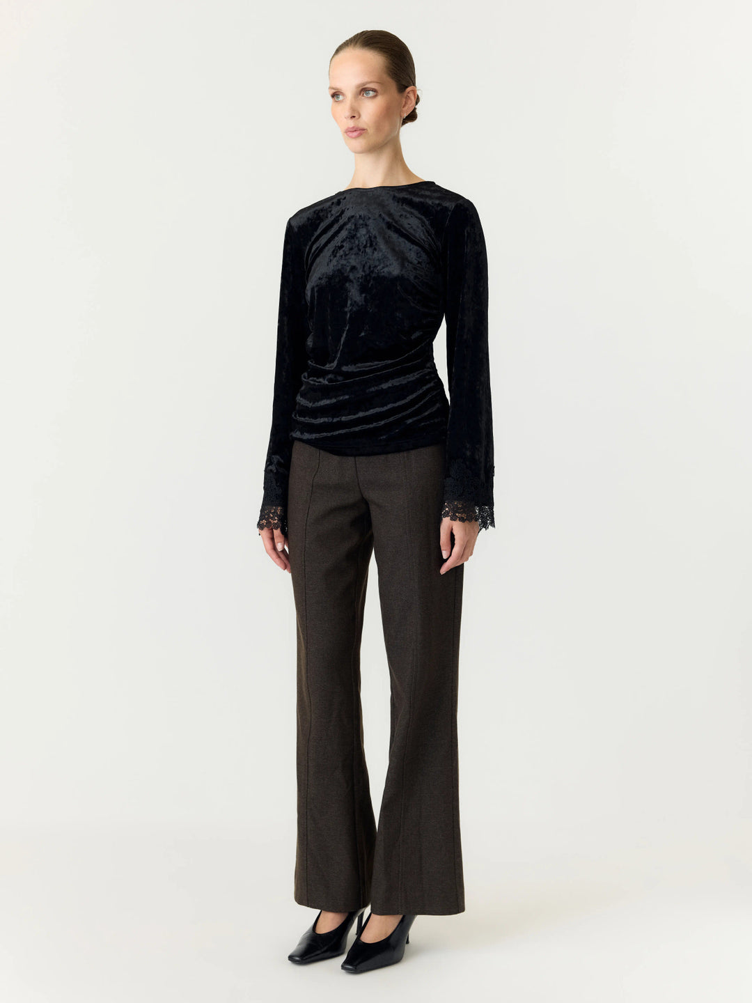 Vellia Ls Top Black